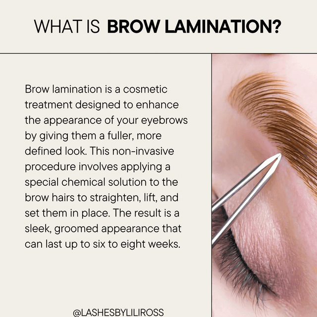 Brow lamination +wax & tint at Lashesbyliliross in Bakersfield, CA